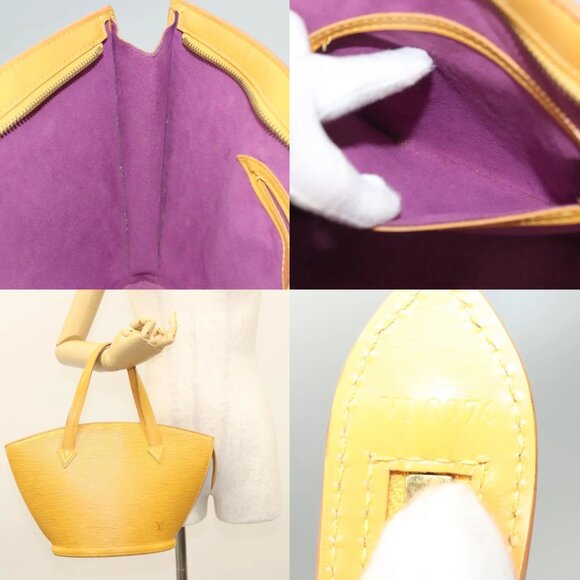 LOUIS VUITTON Epi Saint Jacques Hand Bag Yellow M52279 LV Auth BA2025 - Picture 14 of 15